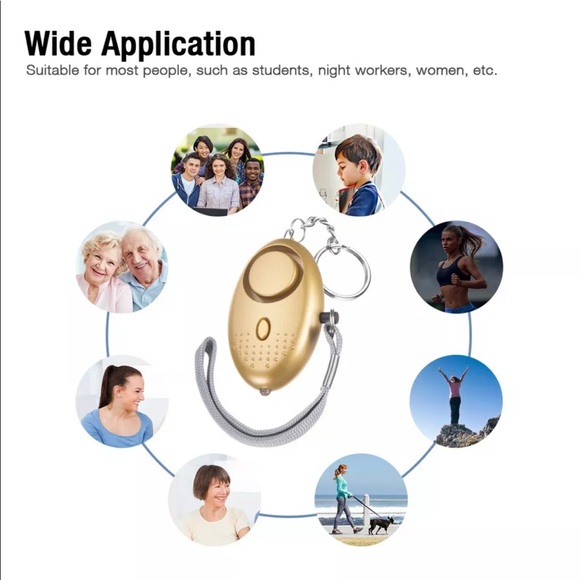 Personal KeyChain Alarm With LED Light - Picture 7 of 13